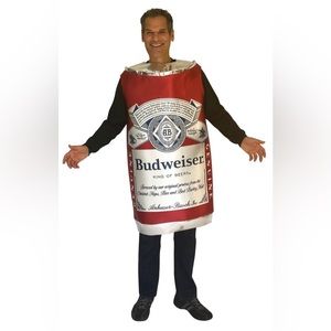 Budweiser beer can costume